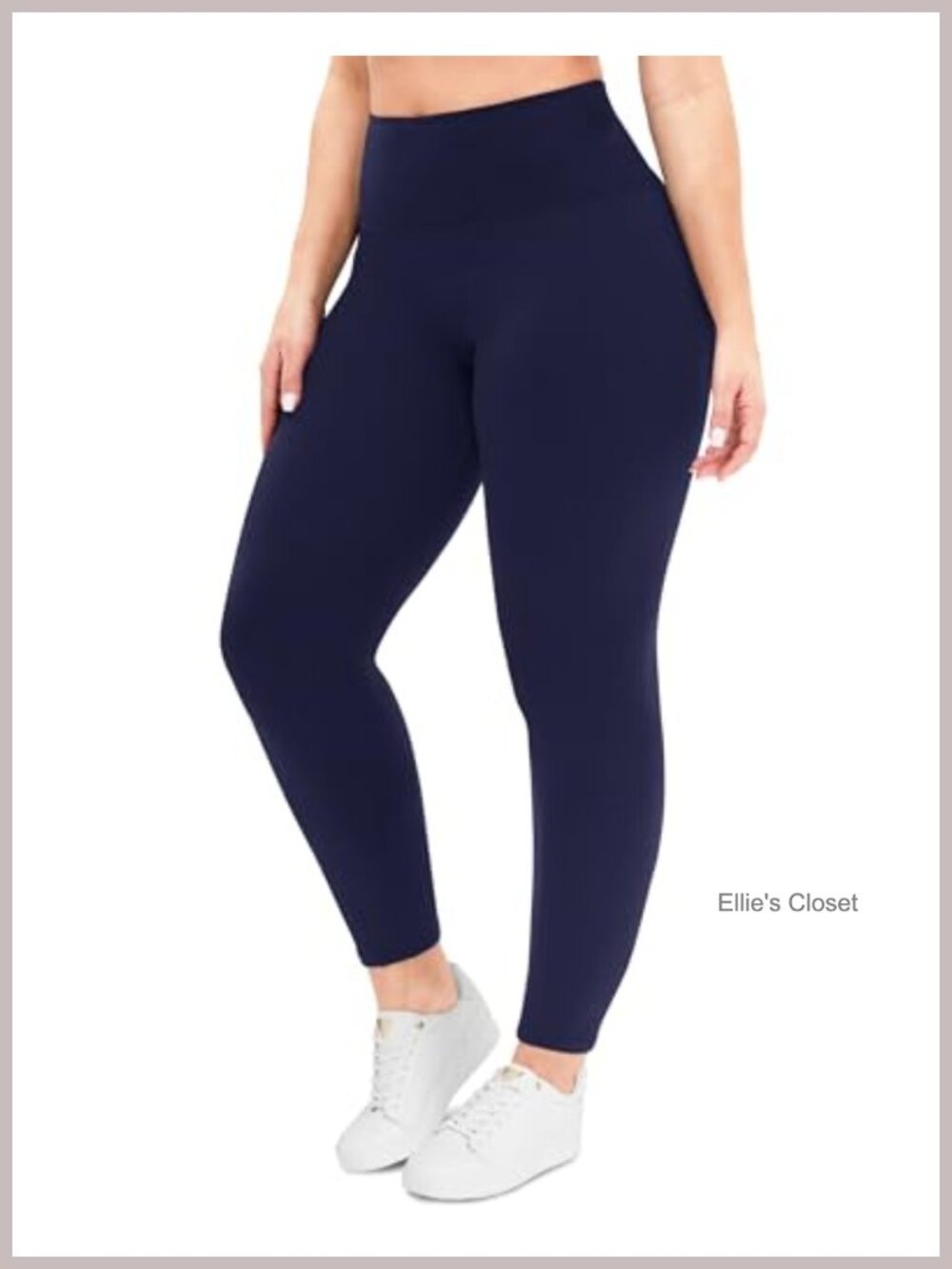 High Waisted Plus Size Leggings with Pockets - Tummy Control Yoga Pants